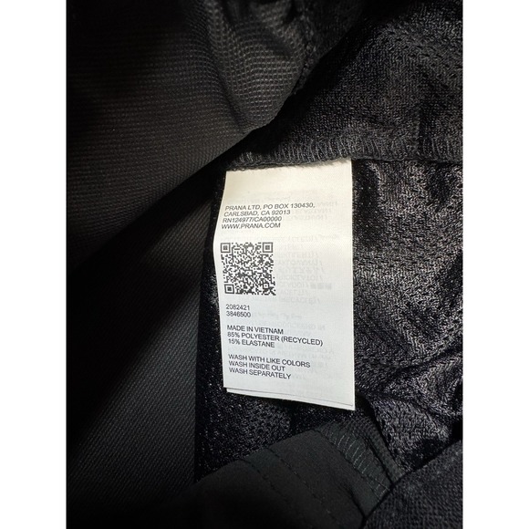 Prana Wonderland Rocks Pants Dark Gray/Black Women's Size Small Hiking Pull On - Picture 7 of 7